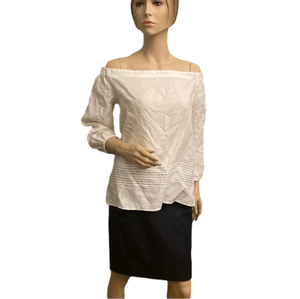 ANN TAYLOR COLD SHOULDER TUNIC TOP‎